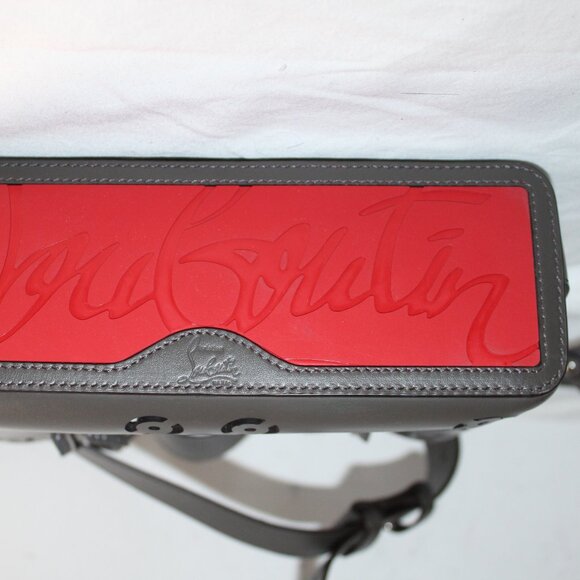 NWT CHRISTIAN LOUBOUTIN Cabata Crossbody Top Handle Perforated Logo Shoulder Bag - Picture 10 of 11